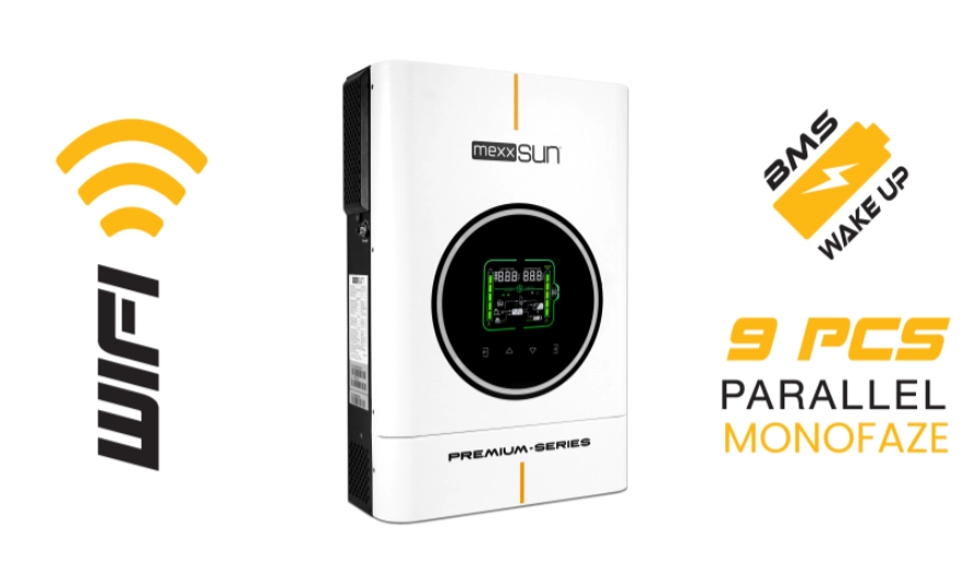 Mexxsun 4 Kw 24 Volt Mppt Akıllı İnverter Premium Seri (Wi-Fi/ Dual Output)
