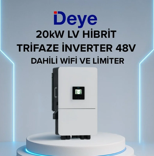 Deye 20 Kw Hibrit Trifaze İnverter Lv