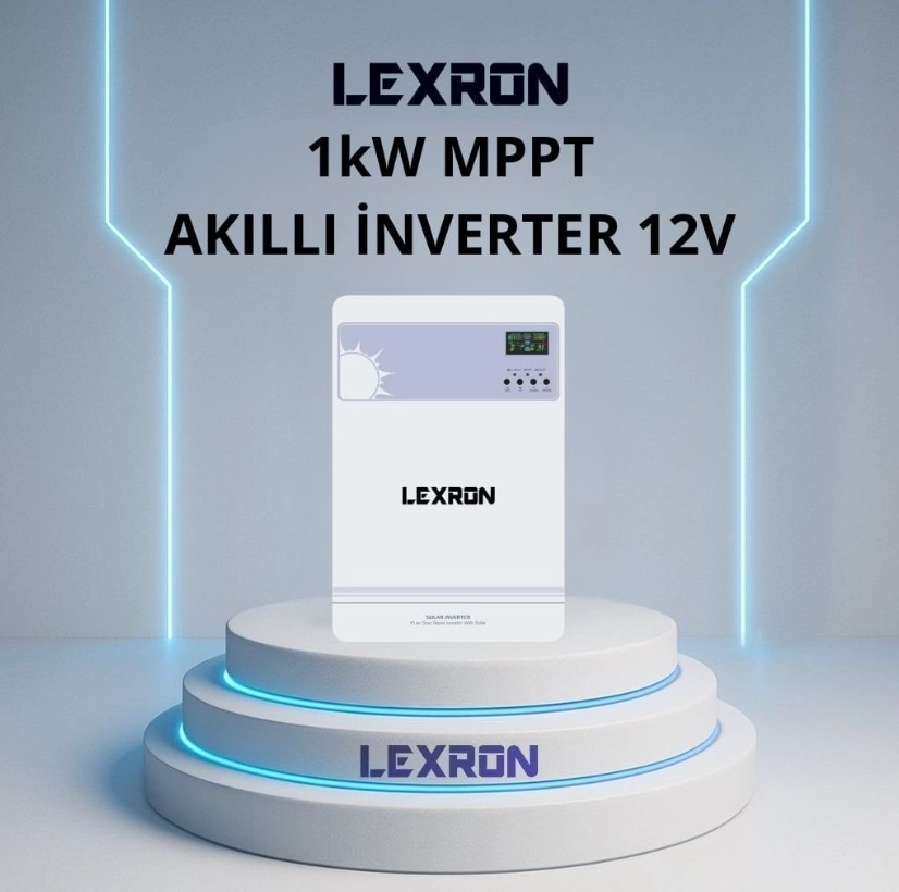 Lexron 1000 Watt 12 Volt MPPT Akıllı İnverter