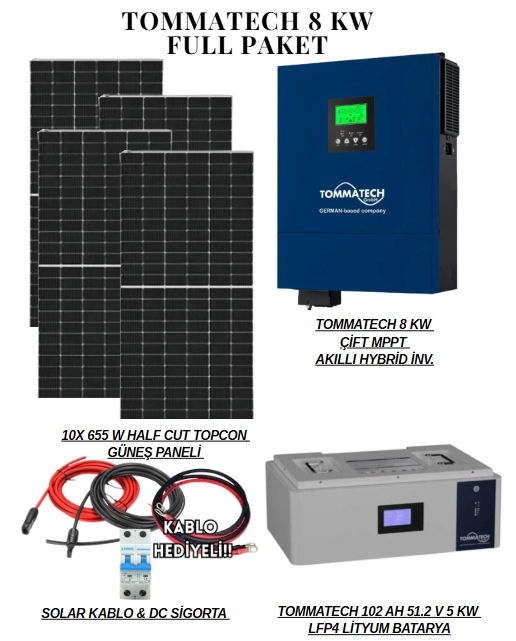 TommaTech 8 Kw Paket