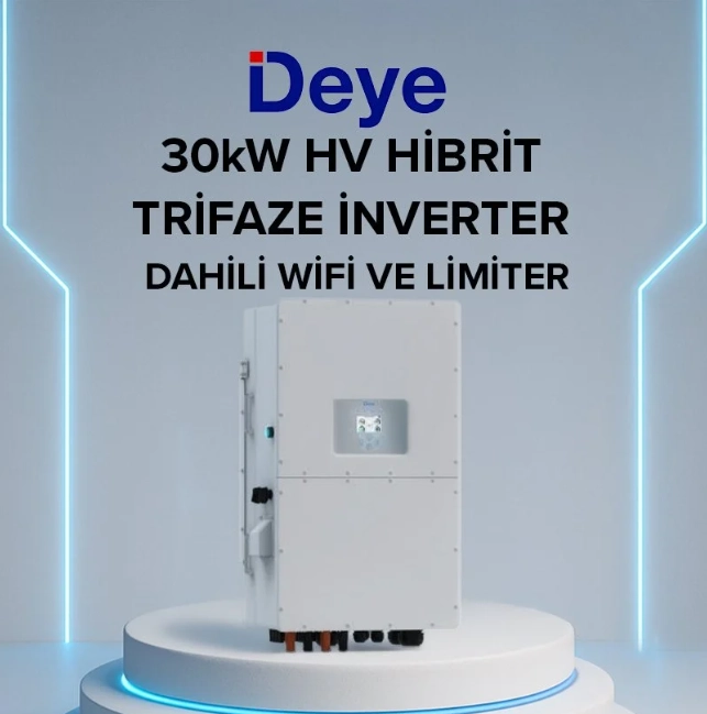 Deye 30 Kw Hibrit Trifaze İnverter Hv