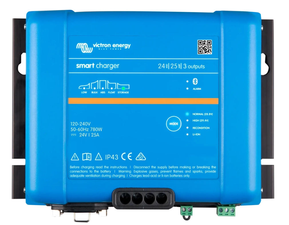 Victron Akü Şarj Cihazı Smart IP43 24V 25A Battery Charger (3 çıkış) (PSC242553095)