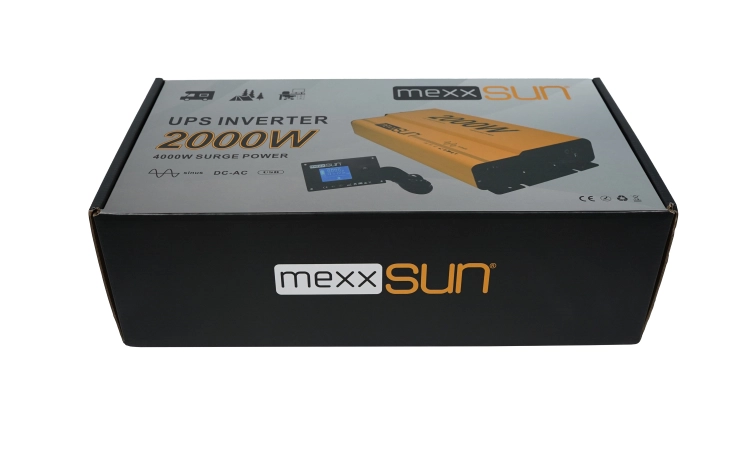 Mexxsun 2000 Watt 12 Volt Tam Sinüs Ups inverter Ekranlı