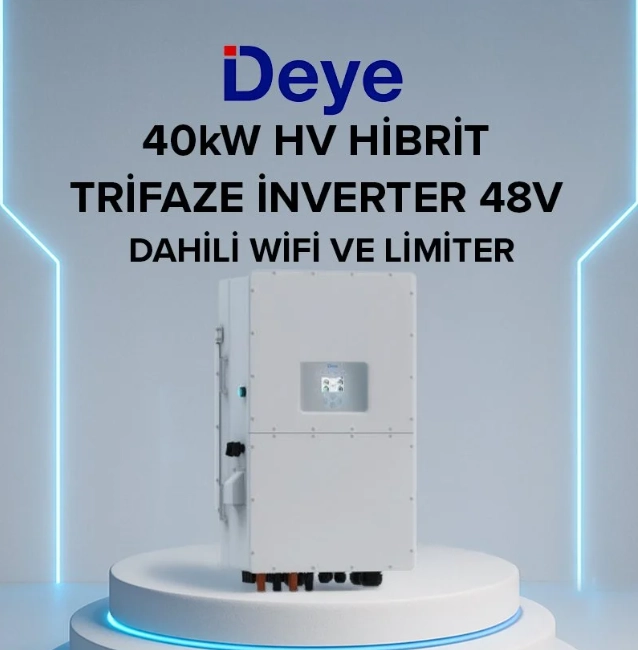 Deye 40 Kw Hibrit Trifaze İnverter Hv