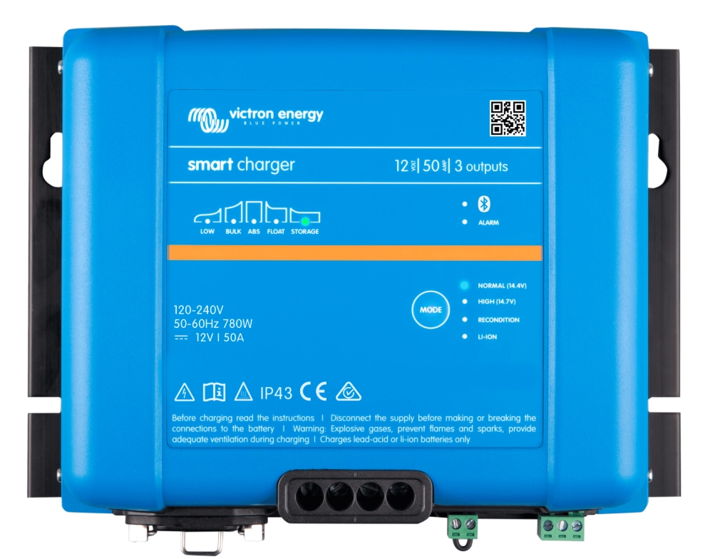 Victron Akü Şarj Cihazı Smart IP43 12V 50A Battery Charger (3 çıkış) (PSC125053095)