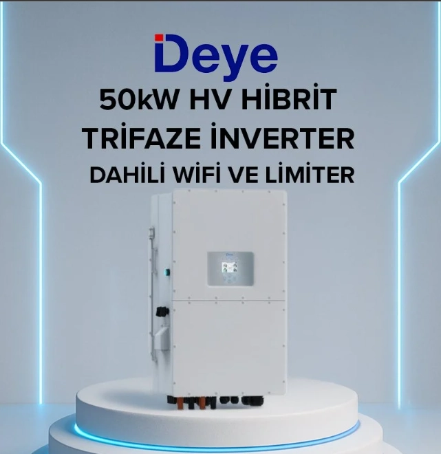 Deye 50 Kw Hibrit Trifaze İnverter Hv