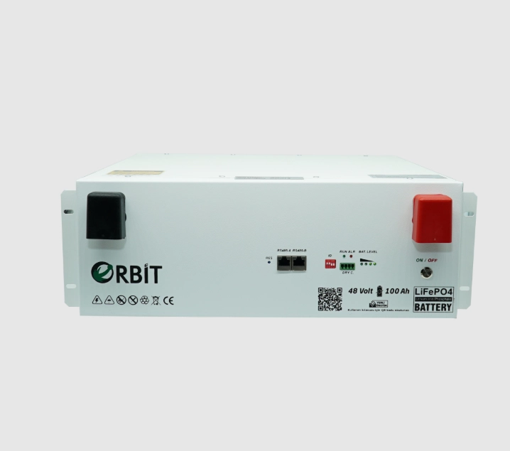Orbit 100 Amper 48 Volt LFP Lityum Akü Metal Kasa