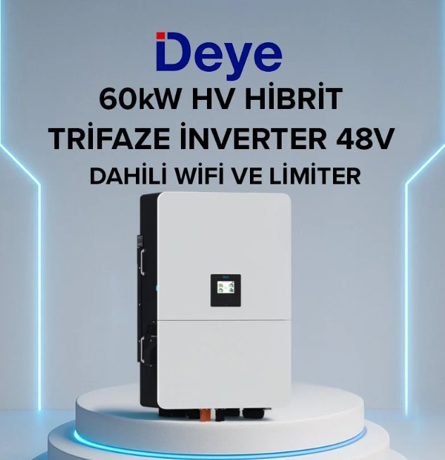 Deye 60 Kw Hibrit Trifaze İnverter Hv
