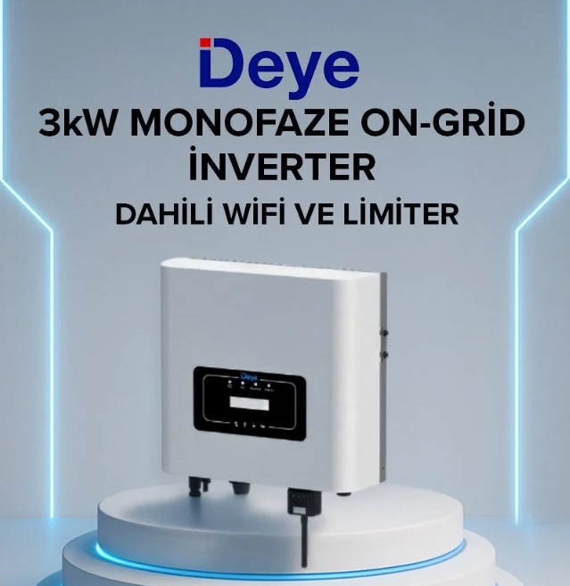 Deye 3 Kw On Grid Monofaze İnverter