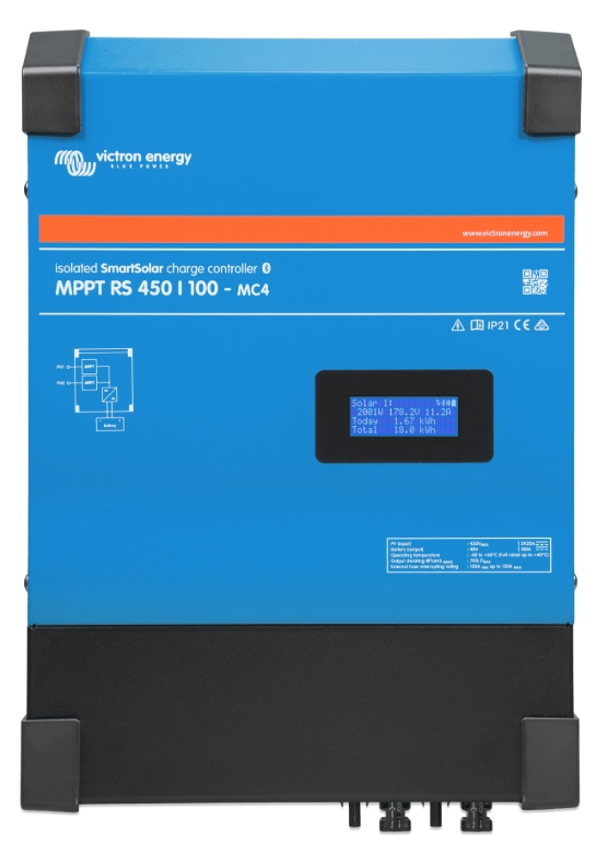 Victron Solar Şarj Kontrol Cihazı SmartSolar MPPT RS 450/100-MC4 Charge Controller (SCC145110510)