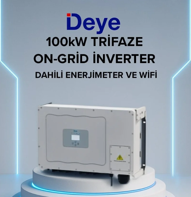 Deye 100 Kw On Grid Trifaze İnverter