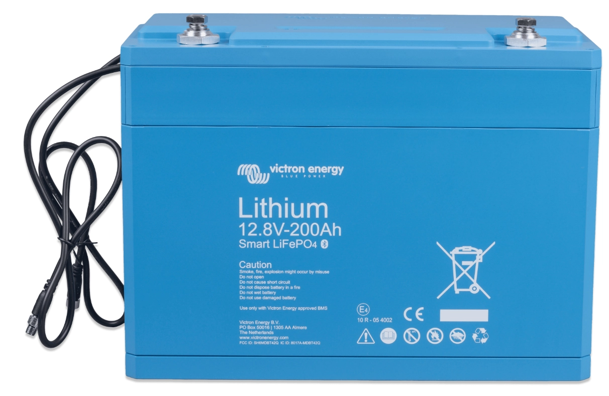 Victron Lityum Akü LiFePO4 Lithium Battery Smart 12,8V/200Ah (BAT512120610)