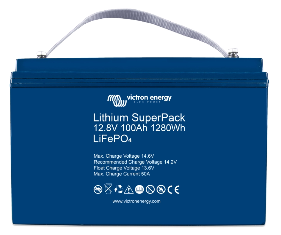 Victron Lityum Akü Lithium SuperPack 12,8V/100Ah (M8) (BAT512110712)