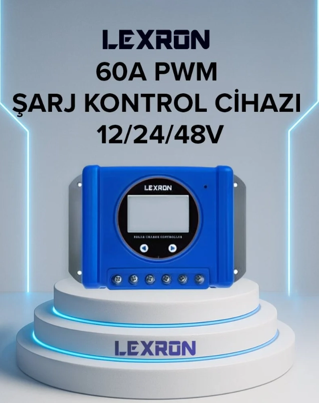 Lexron 60 Amper Pwm Şarj Kontrol Cihazı