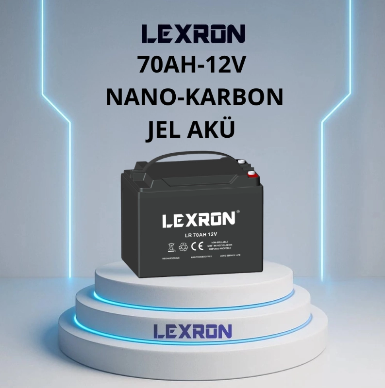 Lexron 70 Amper 12 Volt Nano Karbon Jel Akü