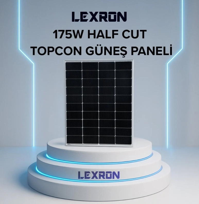 Lexron 175 Watt Half Cut TopCon Güneş Paneli