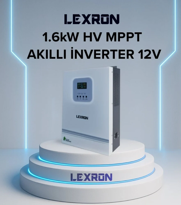 Lexron 1.6 Kw 12 Volt Mppt Akıllı İnverter