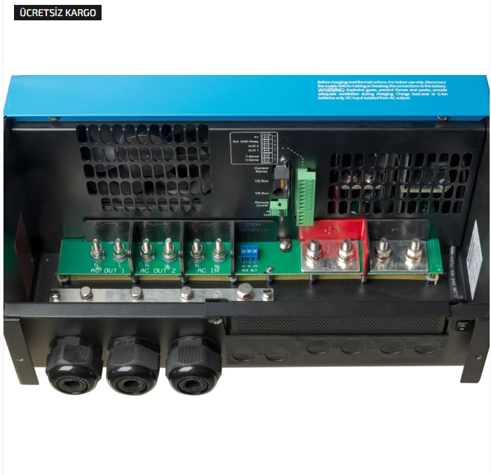 Victron İnvertör/Şarj Cihazı MultiPlus-II 48/15000/200-100 Inverter/Charger (PMP483150000)
