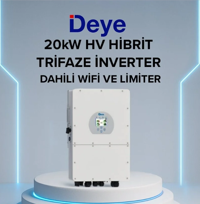Deye 20 Kw Hibrit Trifaze İnverter Hv
