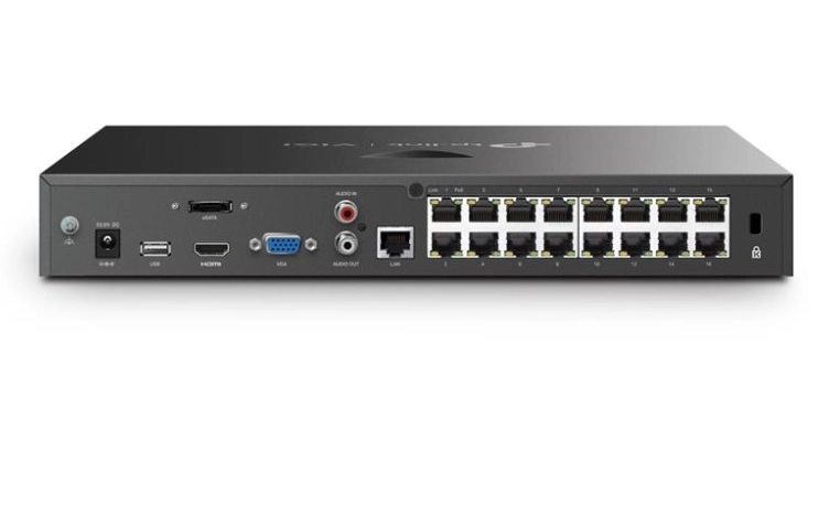 Tp-link Vigi Nvr2016h-16mp 16 Kanal 140w Poe 4k 2 Sata H265+ Onvif Nvr Kayit Ci̇hazi