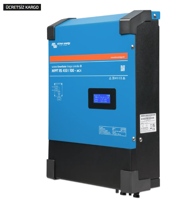 Victron Solar Şarj Kontrol Cihazı SmartSolar MPPT RS 450/100-MC4 Charge Controller (SCC145110512)