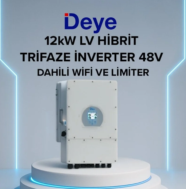 Deye 12 Kw Hibrit Trifaze İnverter Lv