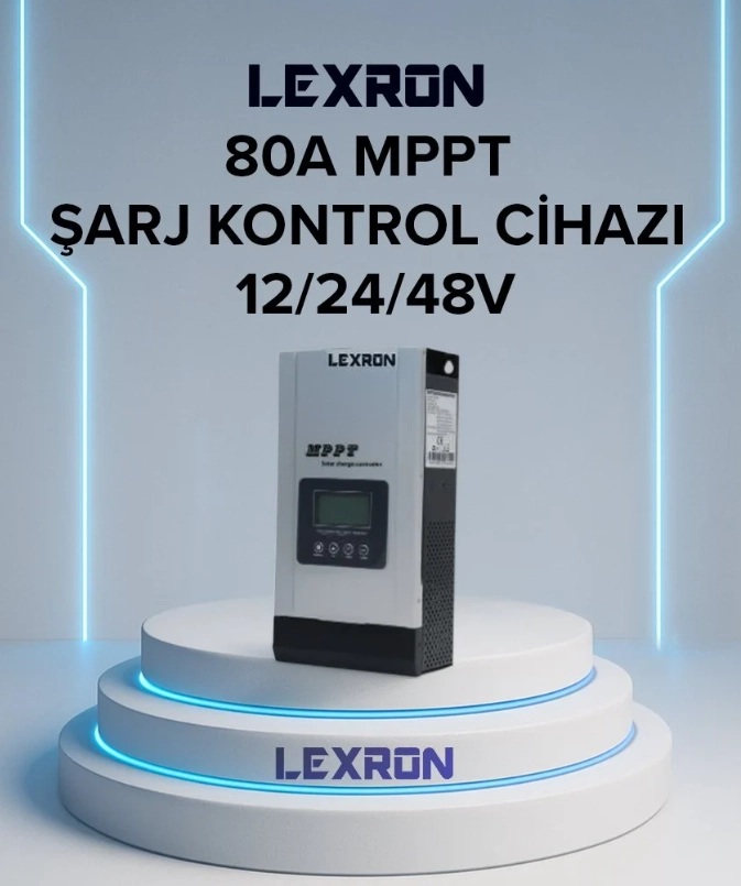 Lexron 80 Amper Mppt Şarj Kontrol Cihazı