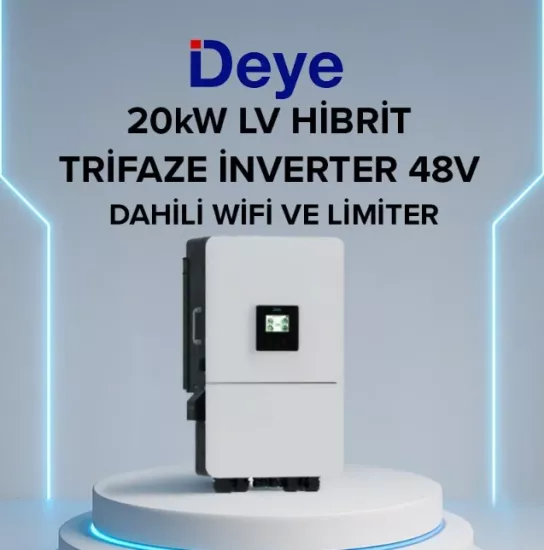 Deye 20 Kw Hibrit Trifaze İnverter Lv
