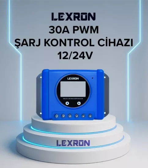 Lexron 30 Amper Pwm Şarj Kontrol Cihazı