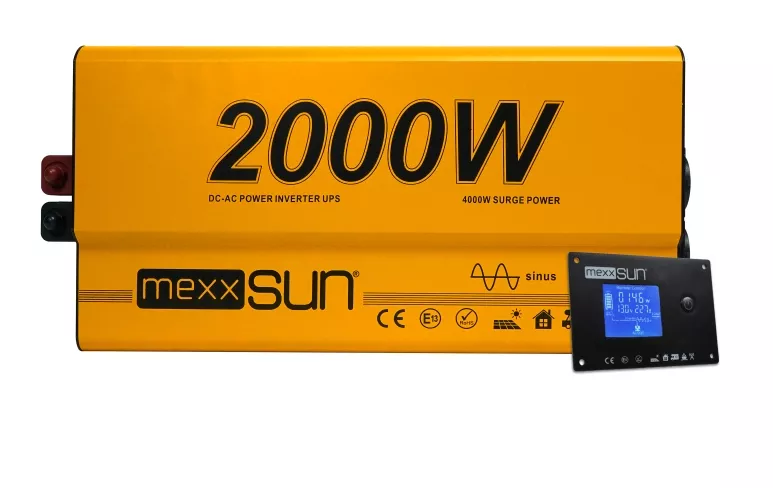 Mexxsun 2000 Watt 12 Volt Tam Sinüs Ups inverter Ekranlı