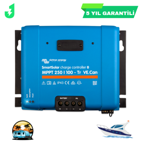 Victron 12/24/36/48V 100A MPPT Solar Şarj Kontrol Cihazı