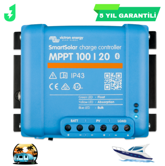 Victron 12/24/48V 20A MPPT Solar Şarj Kontrol Cihazı