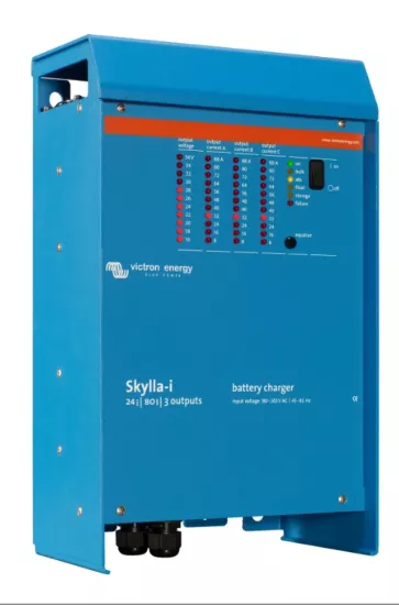 Victron Akü Şarj Cihazı Skylla-i 24V 80A 230V Battery Charger (3 çıkış) (SKI024080002)