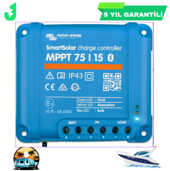 Victron 12/24V 15A MPPT Solar Şarj Kontrol Cihazı