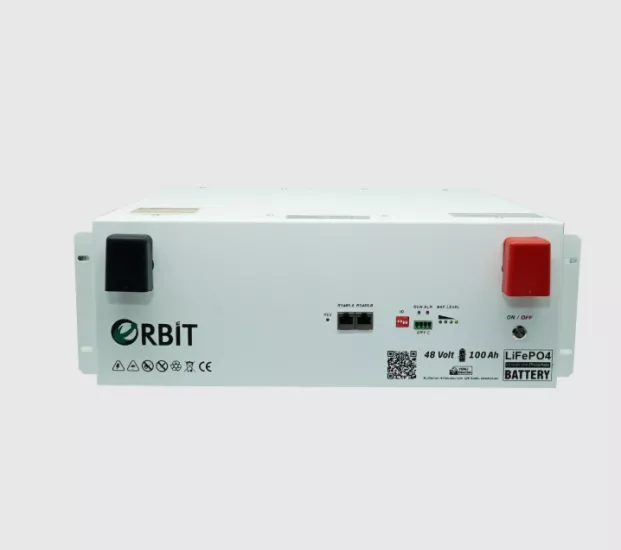 Orbit 100 Amper 48 Volt LFP Lityum Akü Metal Kasa