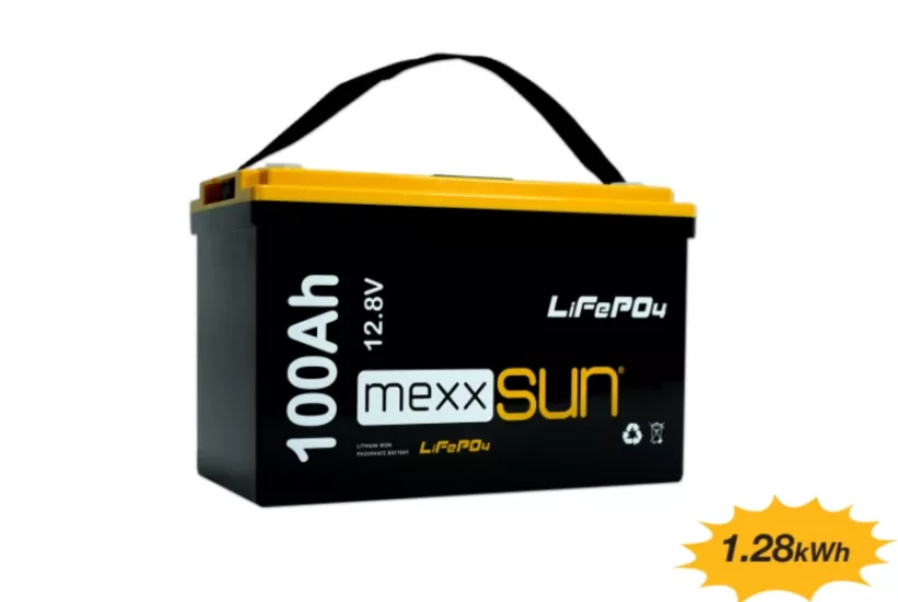 Mexxsun 100 Amper 12.8 Volt Lityum Batarya