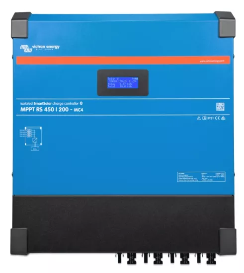 Victron Solar Şarj Kontrol Cihazı SmartSolar MPPT RS 450/200-MC4 Charge Controller (SCC145120510)