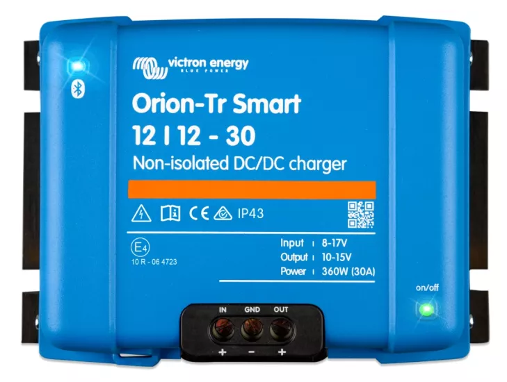 Victron Energy Orion-Tr Smart 12/12 30A (360W) İzolesiz DC-DC Şarj Cihazı (ORI121236140)