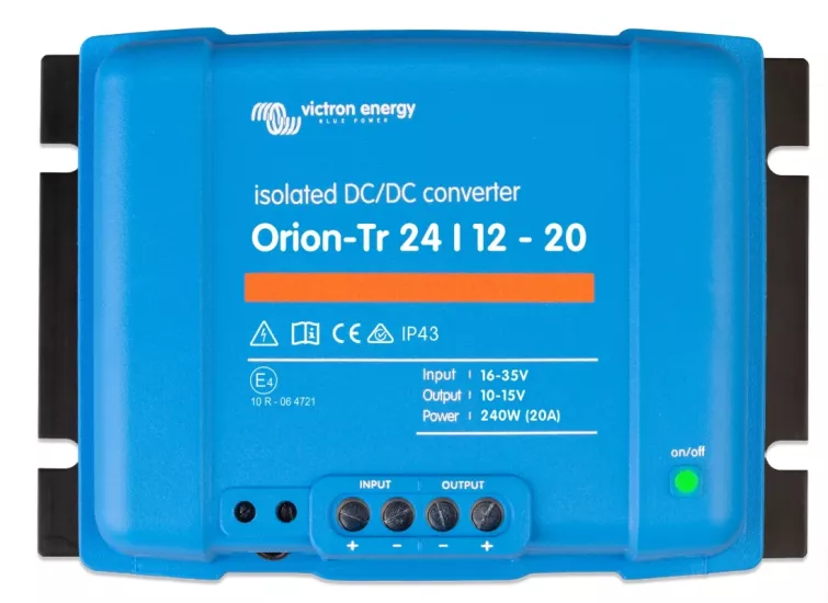Victron DC-DC Konvertörü İzole Orion-Tr Isolated 24/12 20A 240W Converter (ORI241224110)