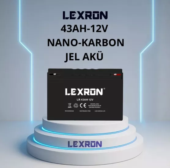Lexron 43 Amper 12 Volt Nano Karbon Jel Akü