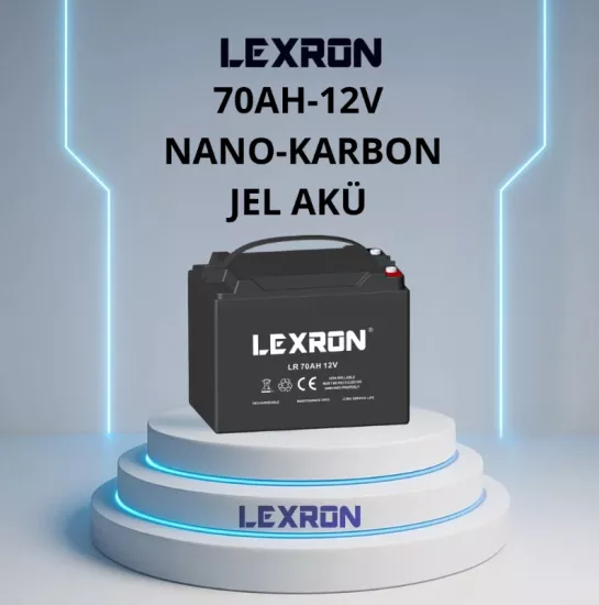Lexron 70 Amper 12 Volt Nano Karbon Jel Akü
