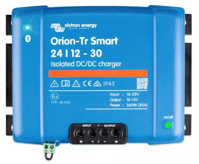 Victron DC-DC Akü Şarj Cihazı İzole Akıllı Orion-Tr Smart Isolated 24/12 30A Battery Charger (ORI241236120)