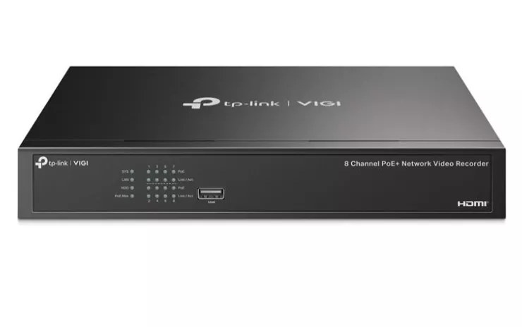 Tp-link Vigi Nvr1008h-8p 8 Kanal Poe 1 Sata H265+ Onvif Nvr Kayit Ci̇hazi