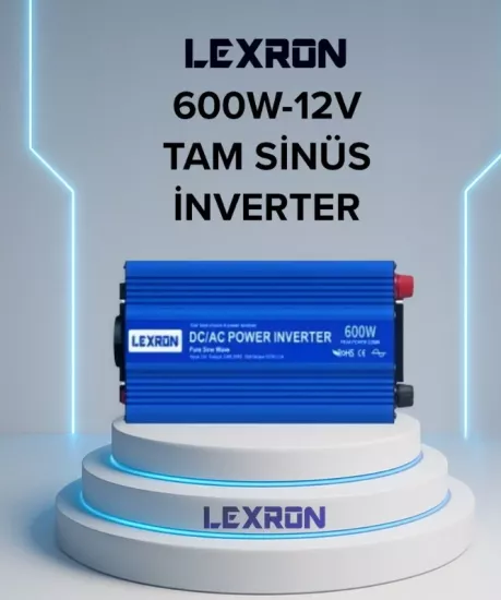 Lexron 600 Watt 12 Volt Tam Sinüs İnverter 