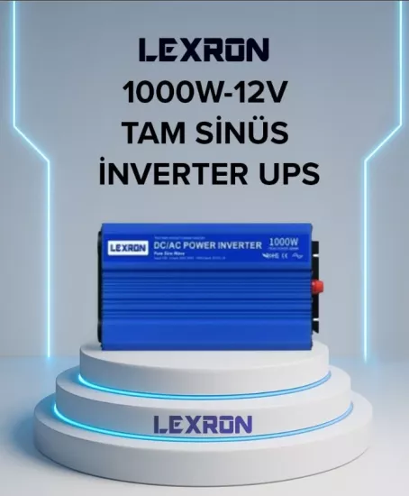 Lexron 1000 Watt 12 Volt Tam Sinüs UPS İnverter 