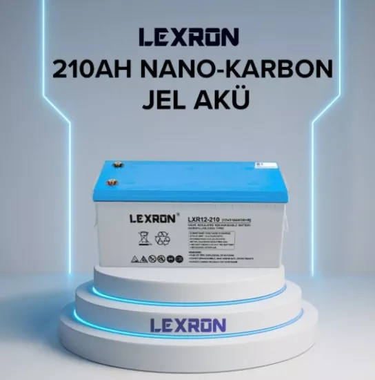 Lexron 210 Amper 12 Volt Jel Akü