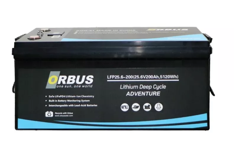 Orbus 25.6V 100Ah LiFePO4 Lityum Akü