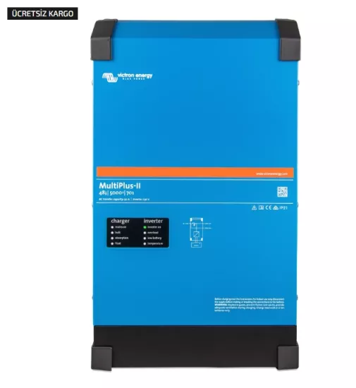Victron İnvertör/Şarj Cihazı MultiPlus-II 48/5000/70-50 Inverter/Charger (PMP482505012)