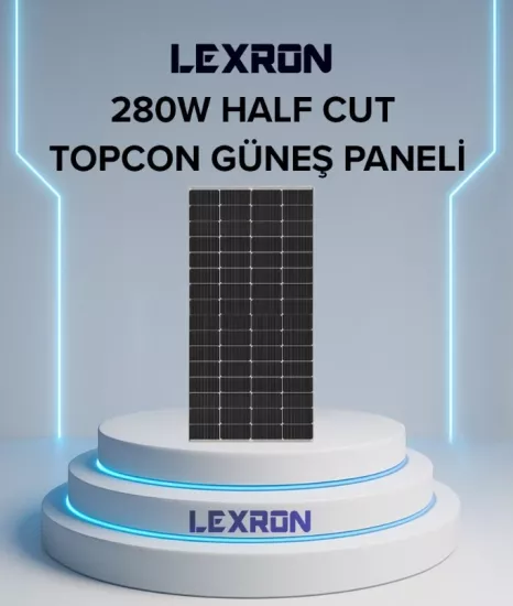 Lexron 280 Watt 12 Volt Half Cut Topcon Güneş Paneli
