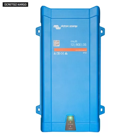 Victron İnvertör/Şarj Cihazı MultiPlus 12/800/35-16 Inverter/Charger (PMP121800000)